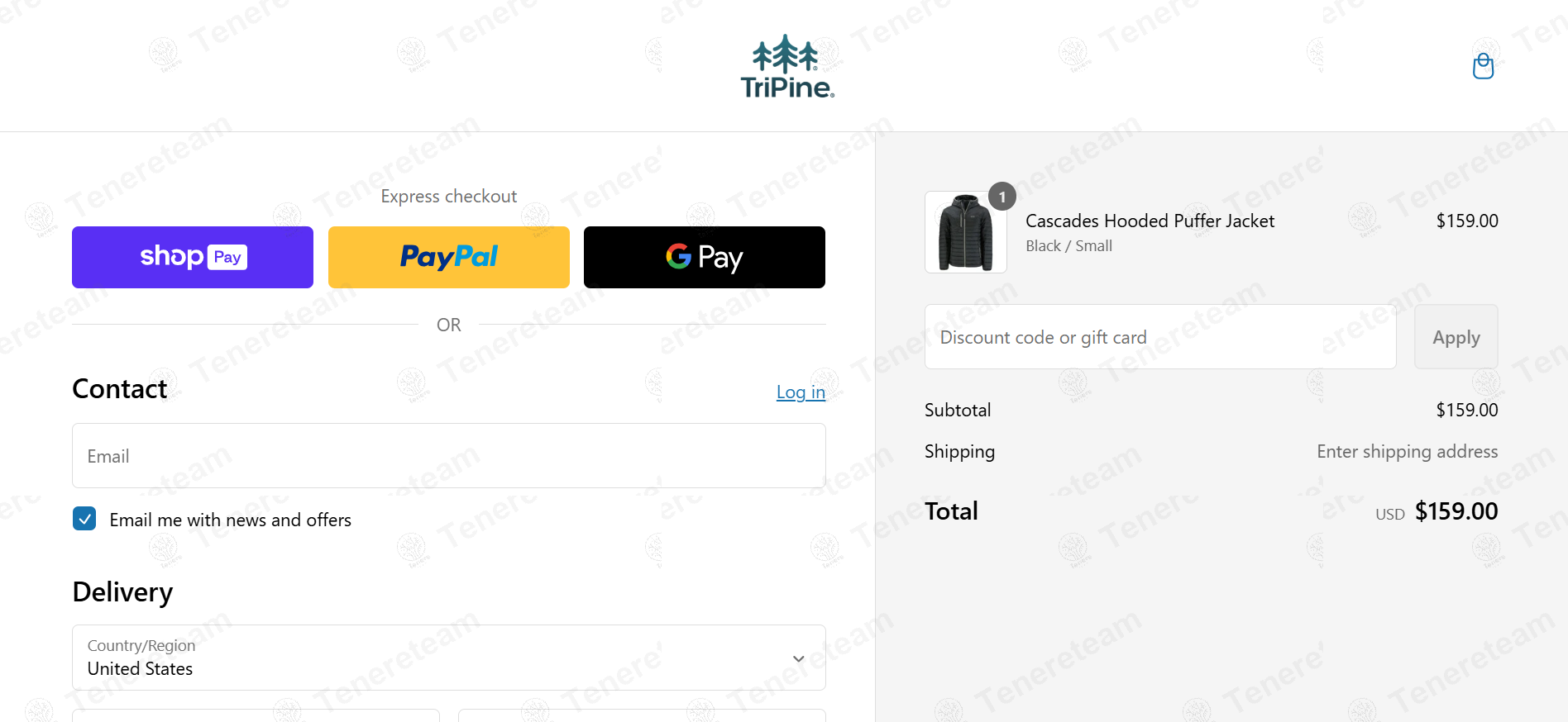 Tripine apply coupon code