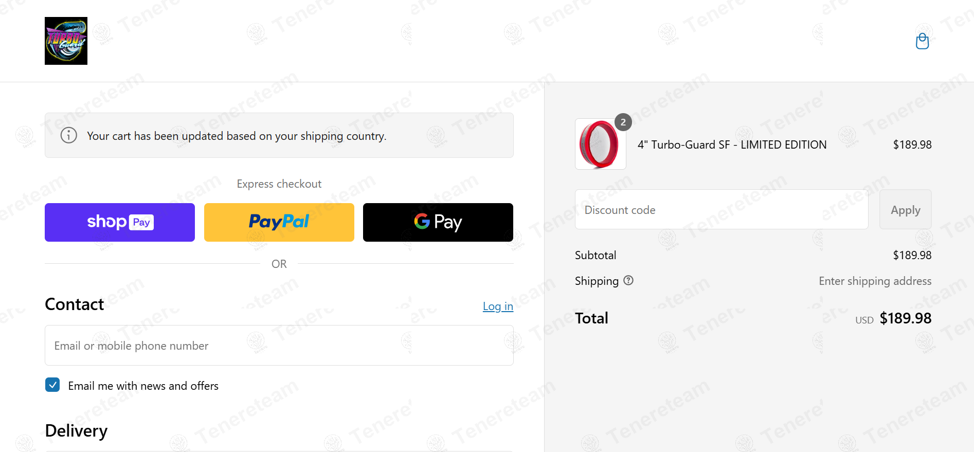 Turbo Guard apply coupon code