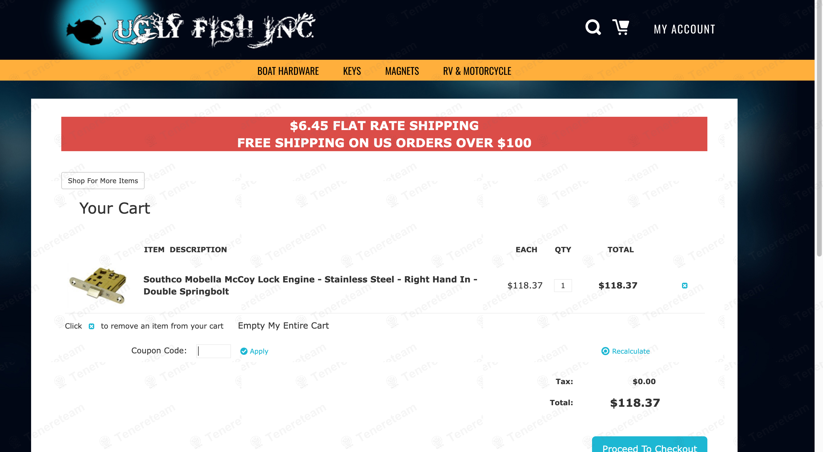 Ugly Fish Inc apply coupon code