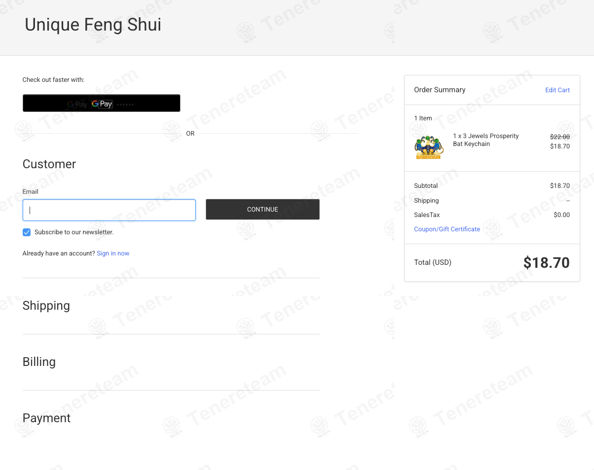Unique Feng Shui apply coupon code