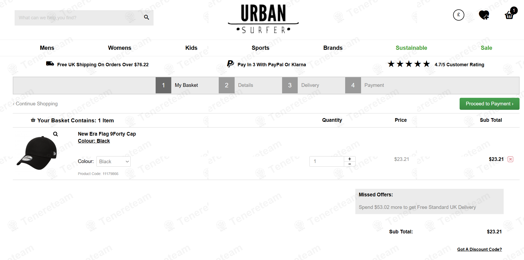 Urban Surfer apply coupon code
