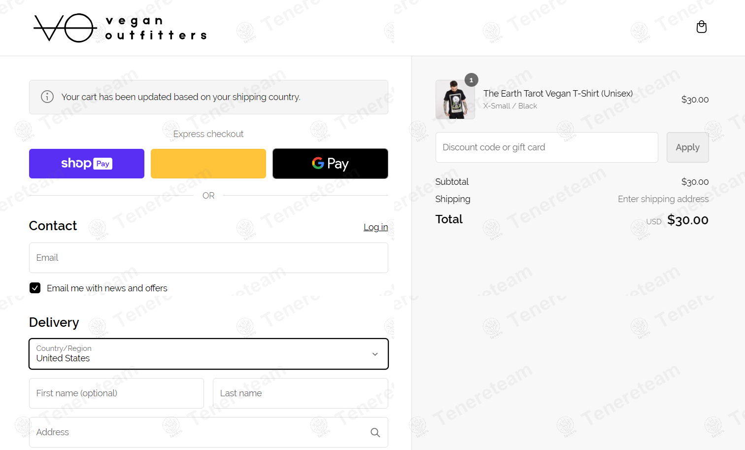 Vegan Outfitters apply coupon code