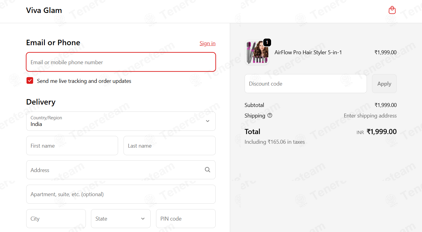 Viva Glam Shop apply coupon code