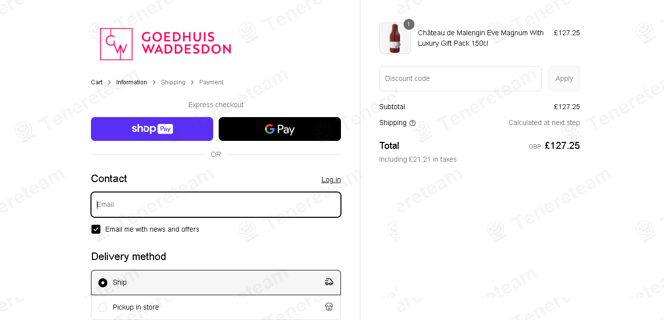 Waddesdon Wine UK apply coupon code