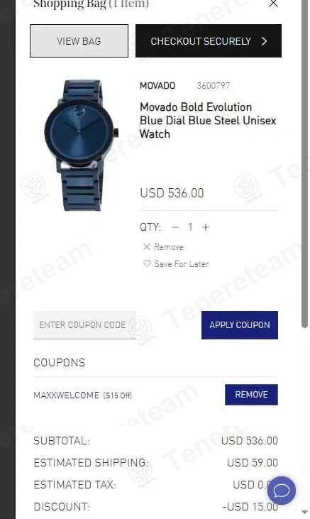 Watchmaxx apply coupon code