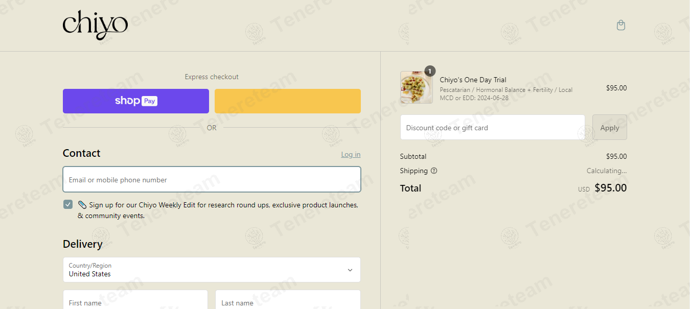 We Are Chiyo apply coupon code