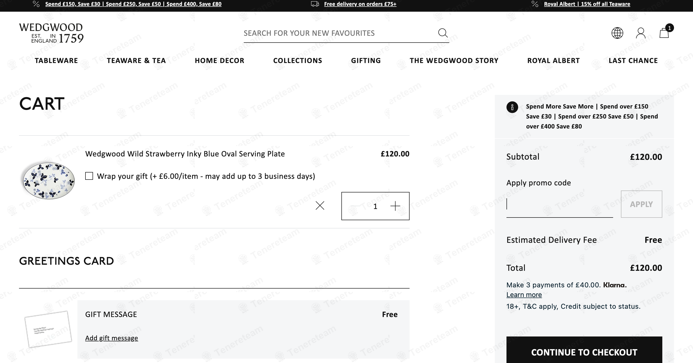 Wedgwood apply coupon code
