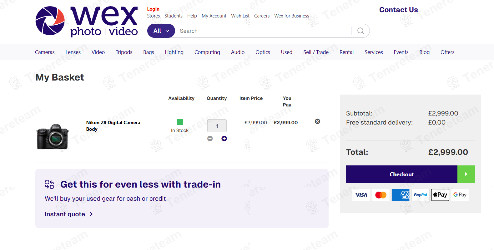 Wex Photo Video apply coupon code