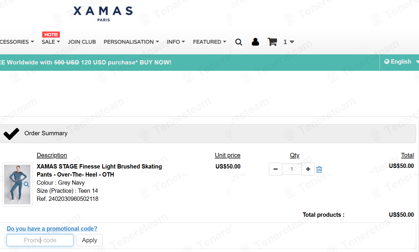 XAMAS Global apply coupon code