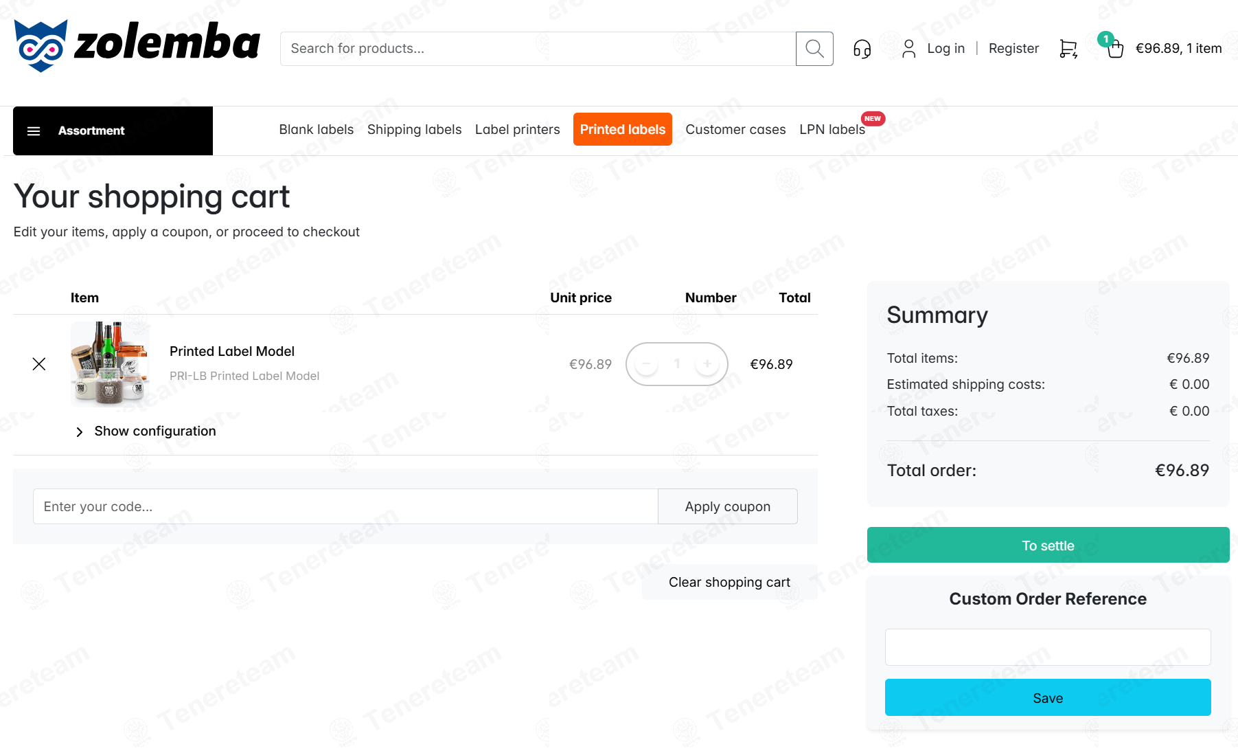 Zolemba NL apply coupon code