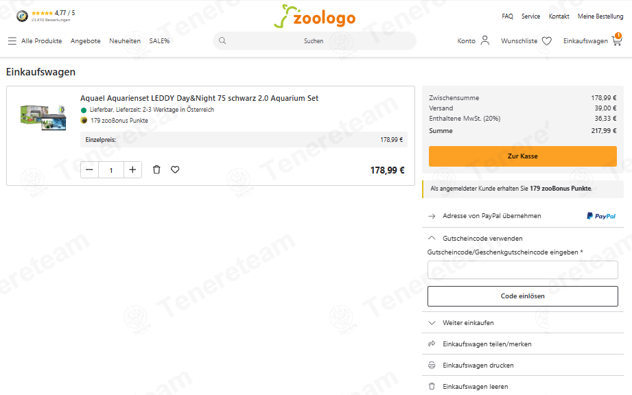 Zoologo AT apply coupon code