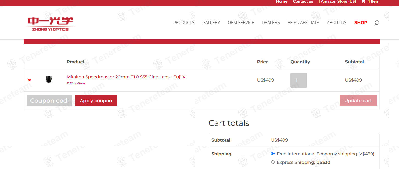 ZY Optics apply coupon code